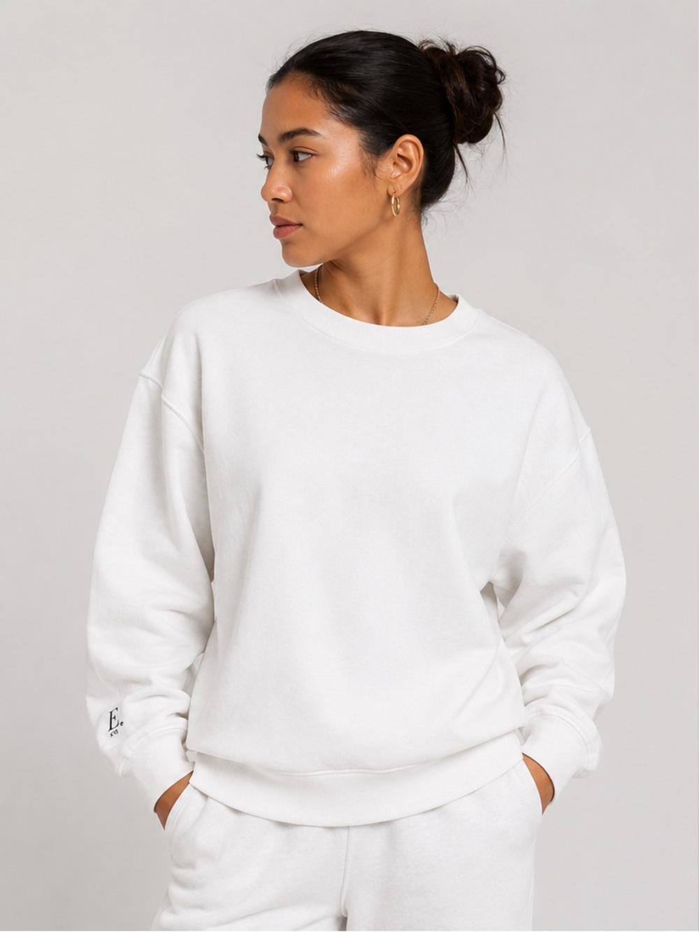 E&Co Manifest crew | White